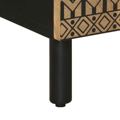 Висок шкаф 40x33,5x110 см грубо мангово дърво масив