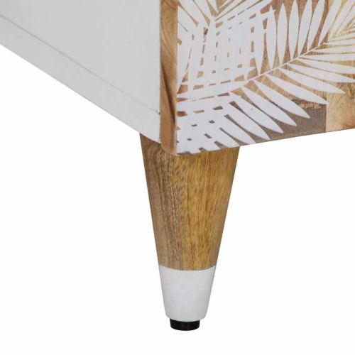 Шкаф за баня 62x33x58 см масивно мангово дърво