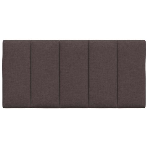 Мека табла за легло Hanko, тъмнокафява, 100 см, плат