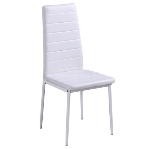 Комплект маса за хранене от 7 части в черно и бяло