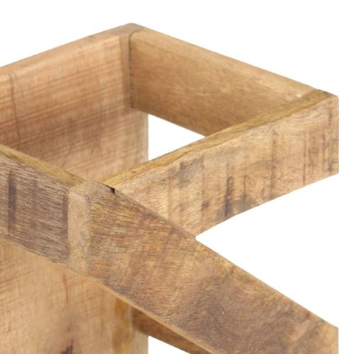 Стойка за вино за 5 бутилки, мангово дърво масив