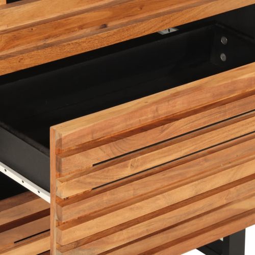 Бюфети, 2 бр, 60x34x75 см, акациево дърво масив