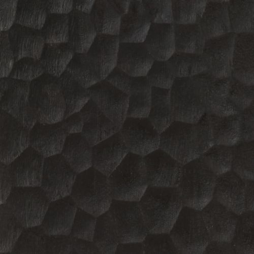 Висок шкаф, черен, 60x33x100 см, мангово дърво масив