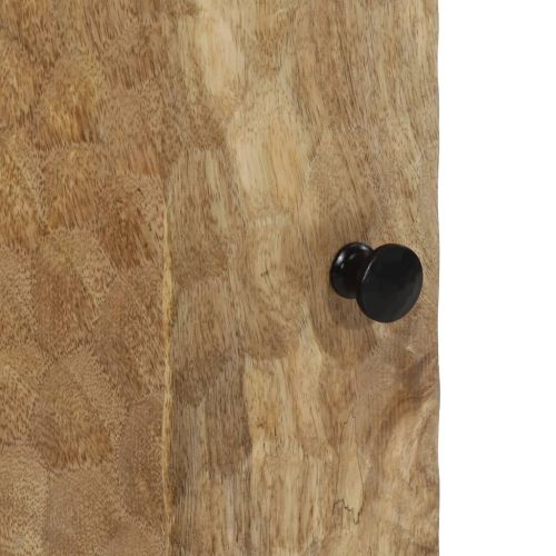 Страничен шкаф 40x33x75 см манго масивно дърво