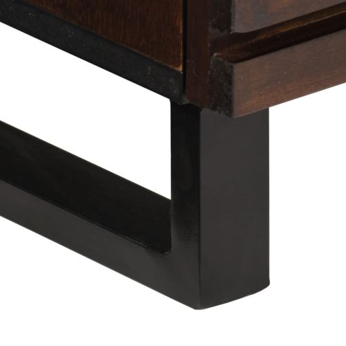 Бюфет, кафяв, 60x34x75 см, мангово дърво масив