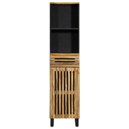 Бюфет, 38x34x160 см, грубо мангово дърво масив