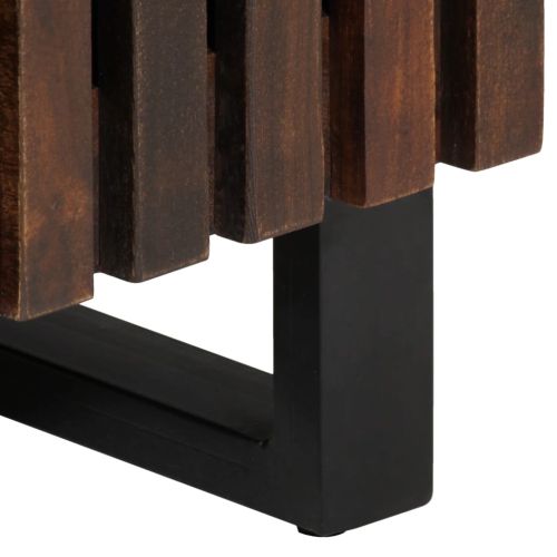 Бюфет, кафяв, 38x34x160 см, мангово дърво масив