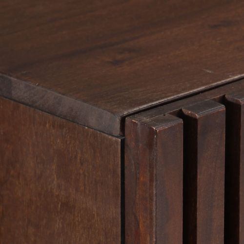 Бюфет, кафяв, 60x34x75 см, мангово дърво масив