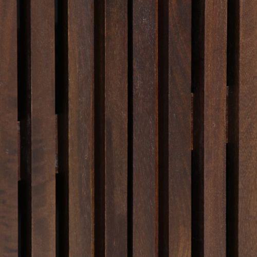 Висок шкаф, кафяв, 60x34x100 см, мангово дърво масив