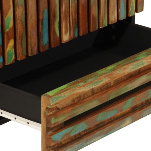 Висок шкаф, 60x34x100 см, акациево дърво масив