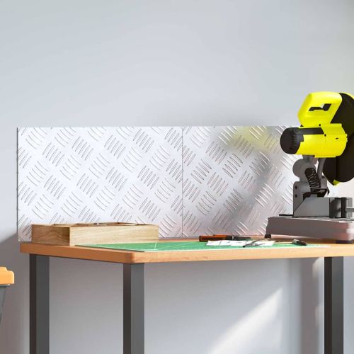 Шахматни плочи 2 pcs Сребрист 50 x 30 cm Алуминий