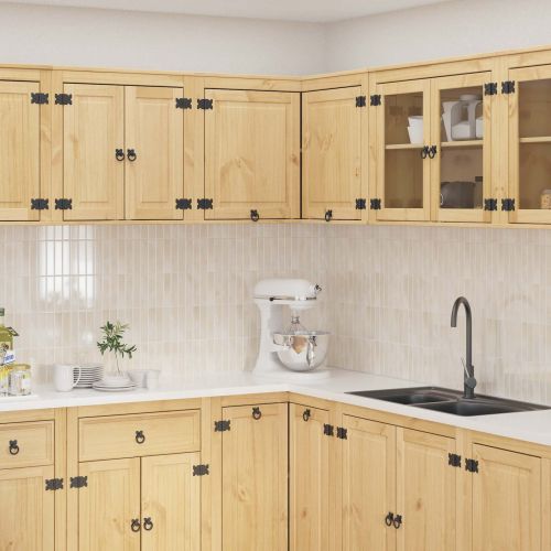 За шкафове с рафт Меден 80 x 80 x 60 см Солидно борово дърво