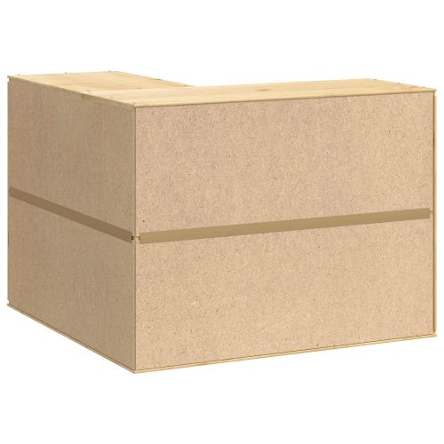 За шкафове с рафт Меден 80 x 80 x 60 см Солидно борово дърво