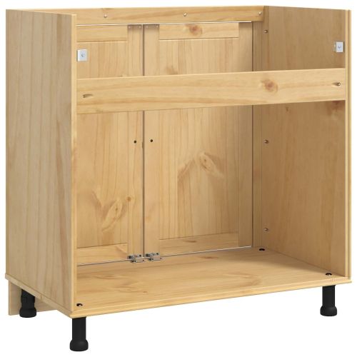 За шкафове с врата Меден 80 x 46 x 81,5 см Солидно борово дърво