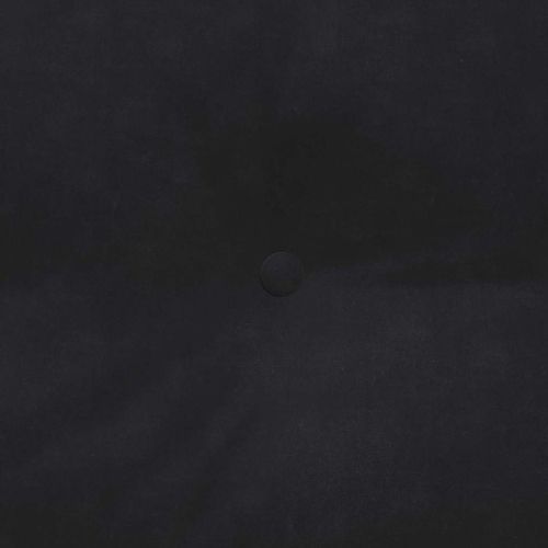 Възглавница за гръб Черно 120 x 24 x 50 см Кадифе