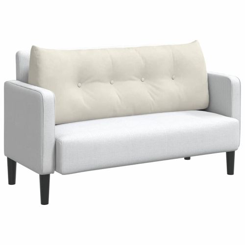 Възглавница за гръб Крем 120 x 24 x 50 см Кадифе