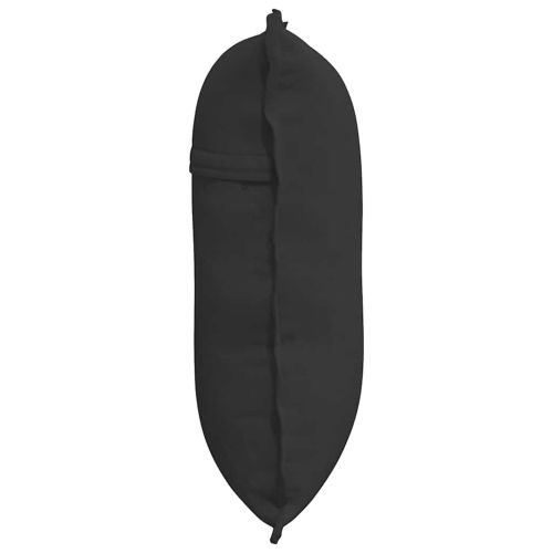 Възглавница за гръб Черно 60 x 50 cm Микрофибърна тъкан