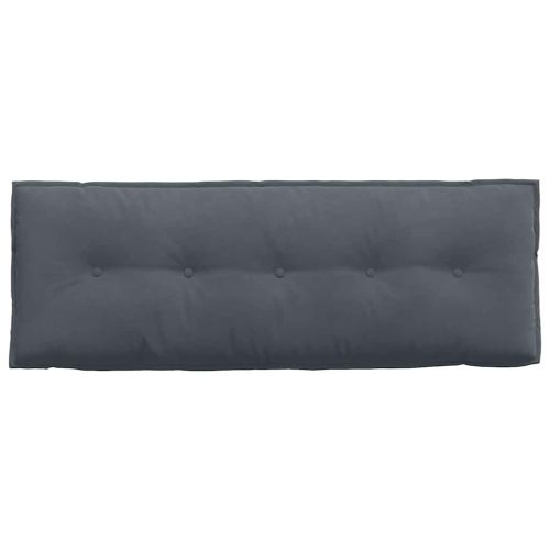 Възглавница за гръб Тъмен сив 140 x 50 cm Кордюрова тъкан