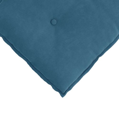 Възглавница за гръб Синьо 180 x 50 см Кордюрова тъкан