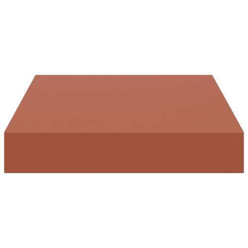 Стенен рафт Червено 23 x 23,5 x 4 см Инженерно дърво
