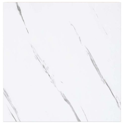 Стенен рафт 2 pcs Бял мрамор 23 x 23,5 x 4 см Инженерно дърво