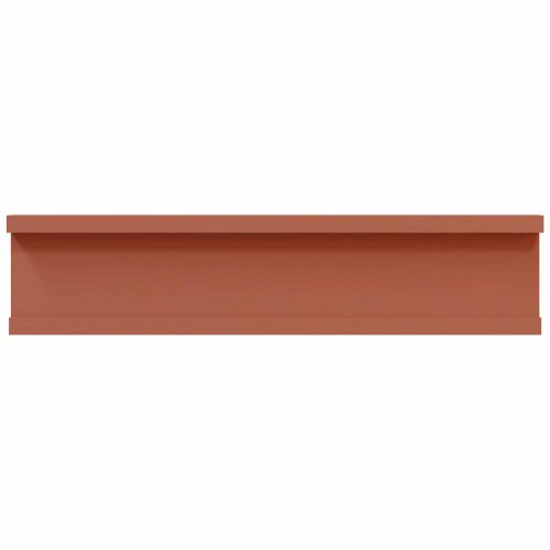 Стенен рафт с рафт 4 pcs Червено 40 x 9 x 3 cm Инженерно дърво