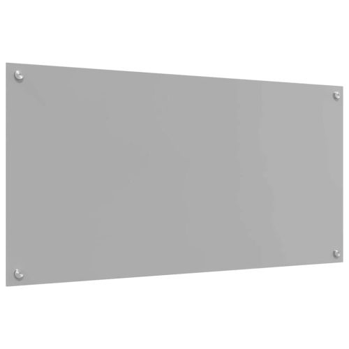 Кухненски заден панел 2 pcs Светлосиво 100 x 50 cm