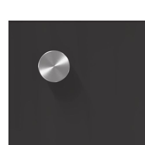 Кухненски заден панел 2 pcs Тъмен сив 80 x 60 cm