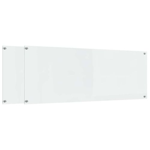 Кухненски заден панел 2 pcs Прозрачен 110 x 40 cm
