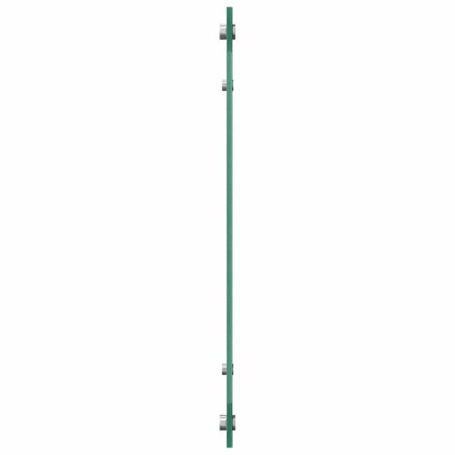 Кухненски заден панел 2 pcs Бяло 70 x 60 cm закалено стъкло