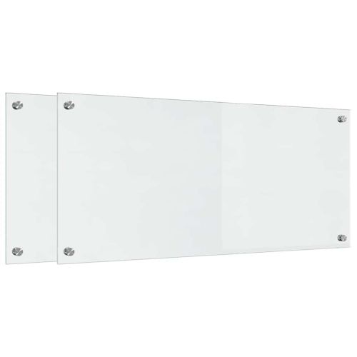 Кухненски заден панел 2 pcs Прозрачен 90 x 40 cm