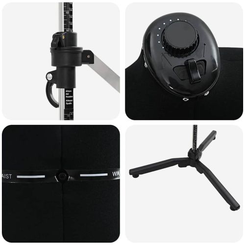 Регулируем формат за рокля женски Черно l Кадифе