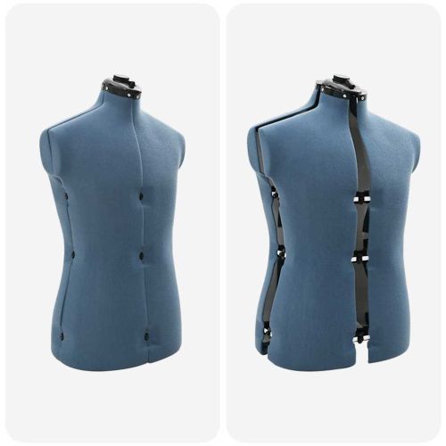 Регулируем формат за рокля женски Синьо 37.5-45.5 инча текстил