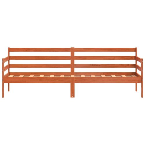 Дневно легло Кафяво с восъчно покритие Солидно борово дърво