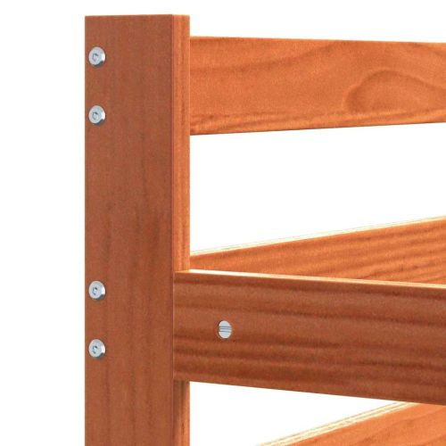 Дневно легло Кафяво с восъчно покритие Солидно борово дърво