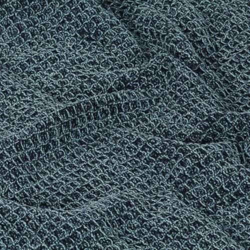 Декоративно одеяло, памук, 160x210 см, индигово синьо