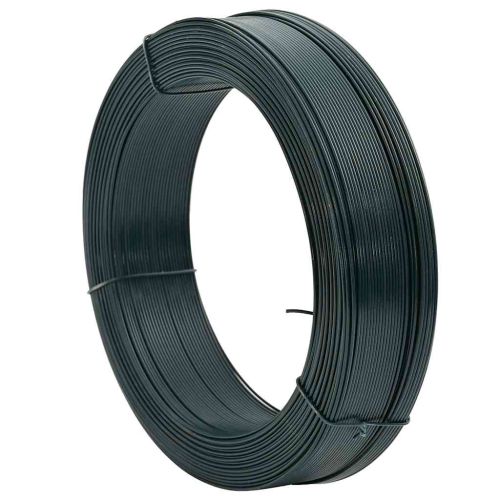 Тел за привързване на ограда 250 м 2,3/3,8 мм стомана зелена