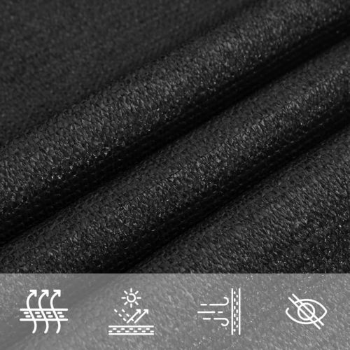 Платно-сенник, 160 г/м², черно, 6x7 м, HDPE