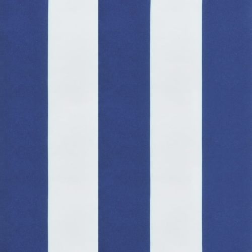 Палетни възглавници, 2 бр, синьо-бели ивици, текстил