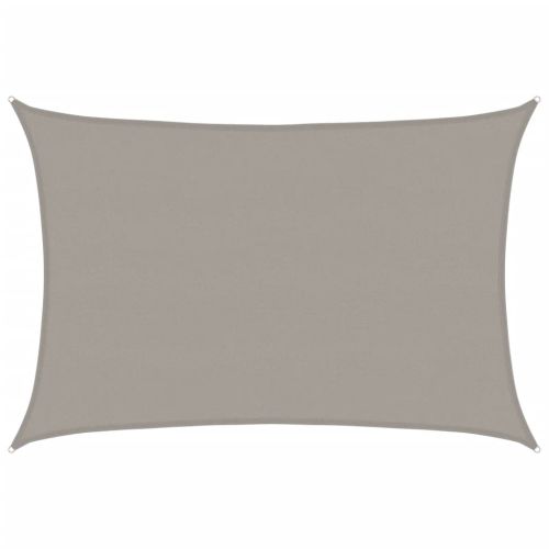 Платно-сенник, 160 г/м², правоъгълно, светлосиво, 5x7 м, HDPE