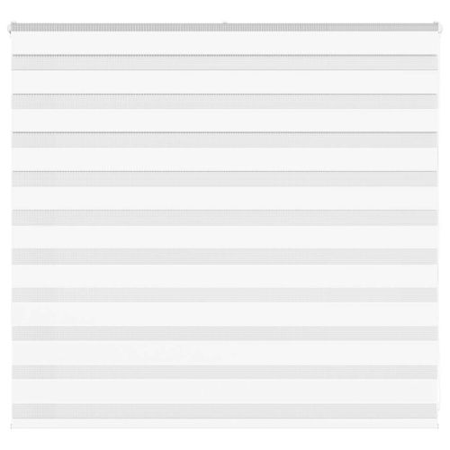 Зеброва щора бял 160x100 см ширина на плата 155,9 см полиестер