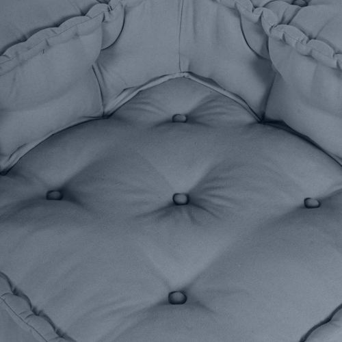 Модулен диван 3 pcs Сив 140 x 70 x 36 см текстил