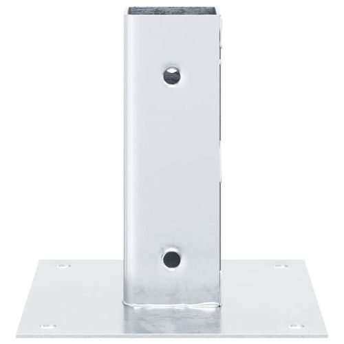 Основи за стълбове квадрат 4 бр 51x51 мм поцинкована стомана