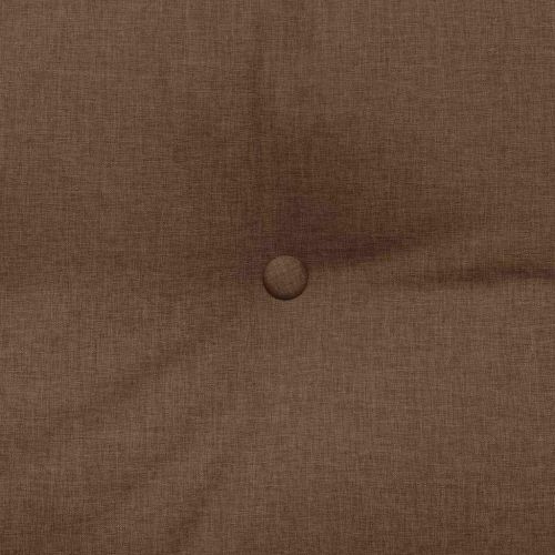 Възглавница за гръб Кафяво 200 x 24 x 50 см текстил