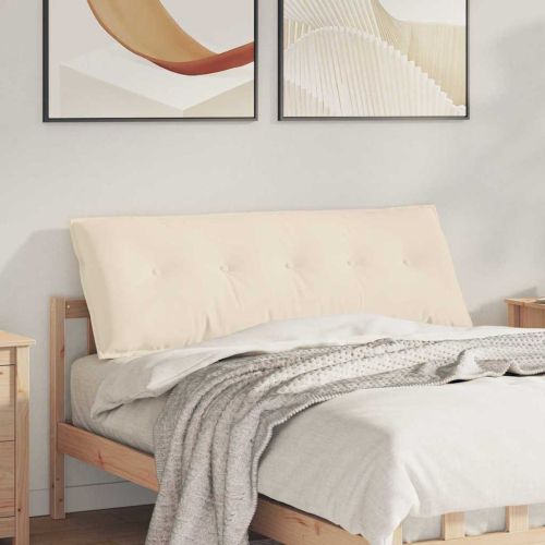 Възглавница за гръб Бежово 140 x 50 cm Микрофибърна тъкан