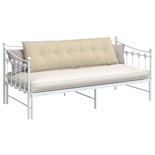 Възглавница за гръб Крем 160 x 19 x 50 см текстил