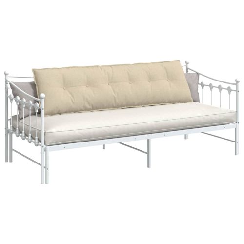 Възглавница за гръб Крем 180 x 19 x 50 см текстил