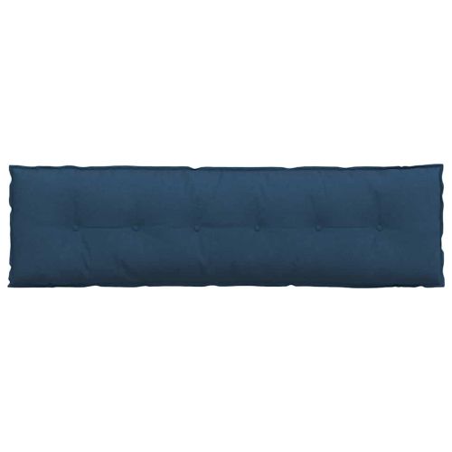 Възглавница за гръб Синьо 180 x 19 x 50 см текстил