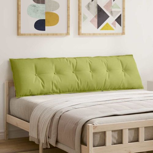 Възглавница за гръб Светло зелено 180 x 19 x 50 см текстил