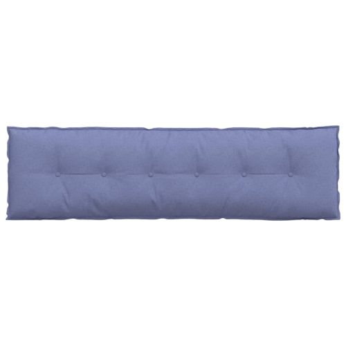 Възглавница за гръб Дънково син 180 x 19 x 50 см текстил